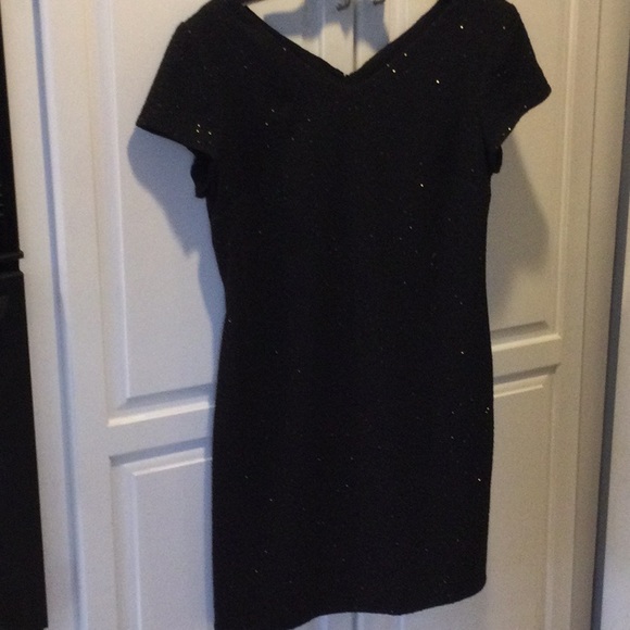 Beautiful David Warren black diamond dress - Picture 1 of 8